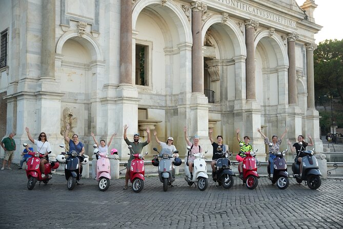 Vespa Tour in Rome with Pick up and Drop off