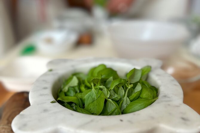 With Tiziana Cooking Class for Pesto , Gnocchi and Tiramisù