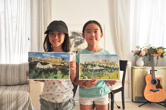 workshop for painting acropolis/landscape with local artist