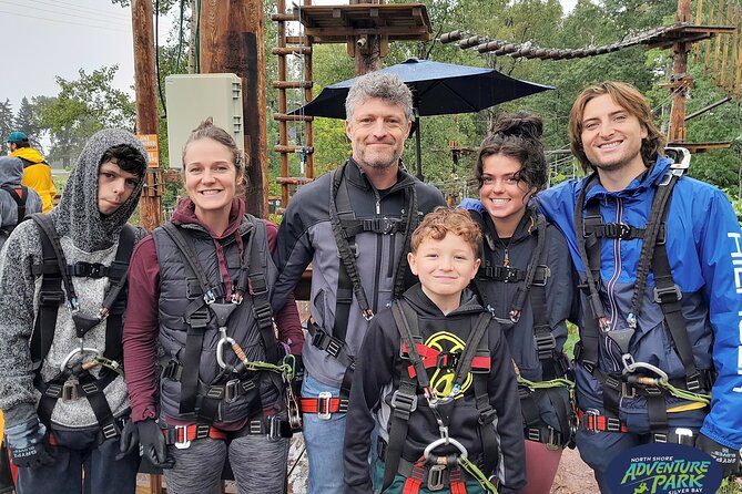 Zipline and Climb in a Forest on Lake Superior’s North Shore