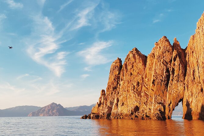 From Sagone/Cargèse: Sunset Aperitif Calanques de Piana Swimming - What to Expect on the Tour