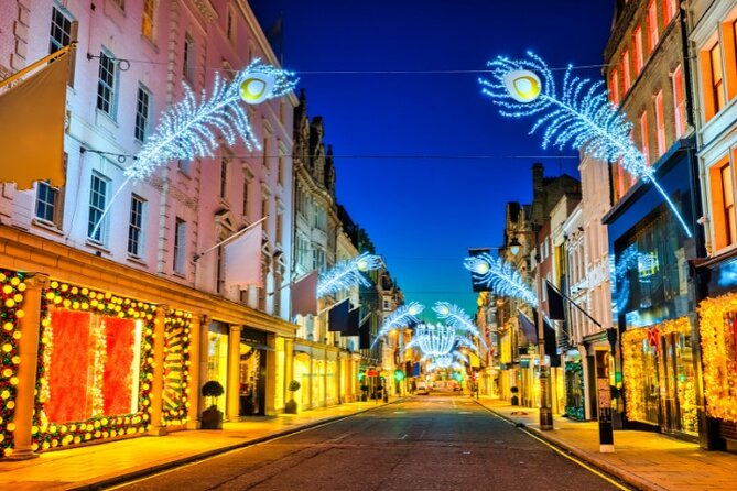 London Christmas Lights Self Guided Walking Tour - Detailed Breakdown of the Itinerary