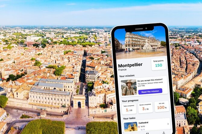 Montpellier City Exploration Game and Tour on your Phone - Stop 1: Place de la Comédie