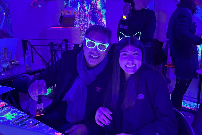 Neon Art Painting Experience in Immersive Studio (No Stop Wine) - Authentic Experiences from Other Travelers