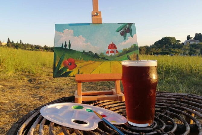 Paint And Drink Florentine Hills Art at La Birr'aia in Marignolle - Practical Details