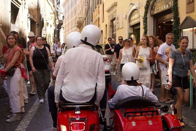 Rome 3 hours Vespa Sidecar Private Tour with Gelato - Frequently Asked Questions