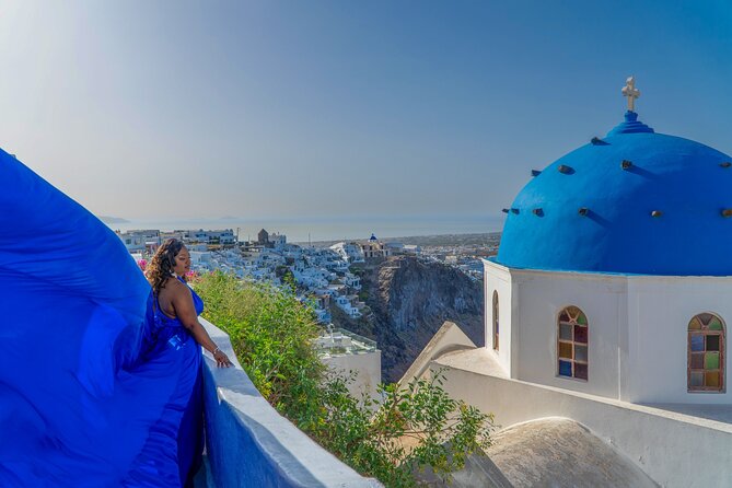 Santorini Flying Dress by Rozali Photography - The Itinerary Breakdown