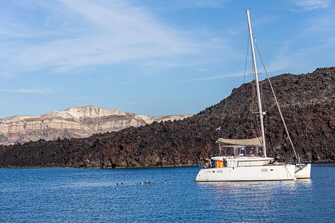 Semi Private Santorini Catamaran Tour - Food and Beverage Experience