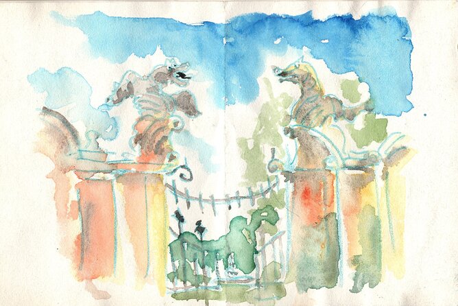 Sketching in Rome Villa Borghese Private lesson with Guido - What to Expect at Each Stop