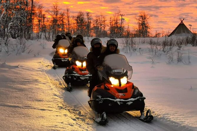 Snowmobile Safari to Lapland viewpoint - The Snowmobile Ride: Scenic and Personal