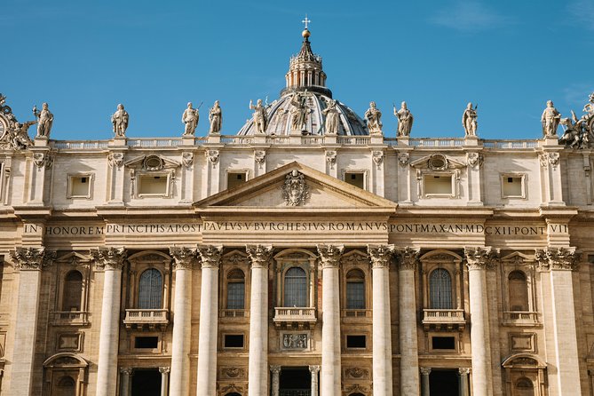 from Civitavecchia Skip the line Vatican Museum, Sistine Chapel, St Peter - The Sum Up