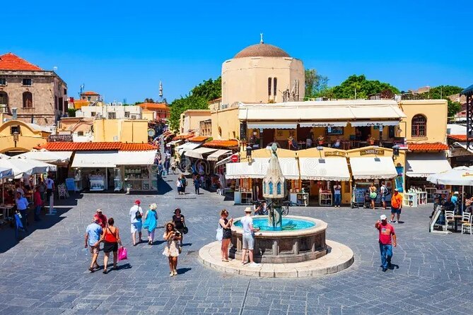 Jewish Quarter Private Walking Tour, from Rhodes cruise port - Honoring the Past at Evreon Martyron Square