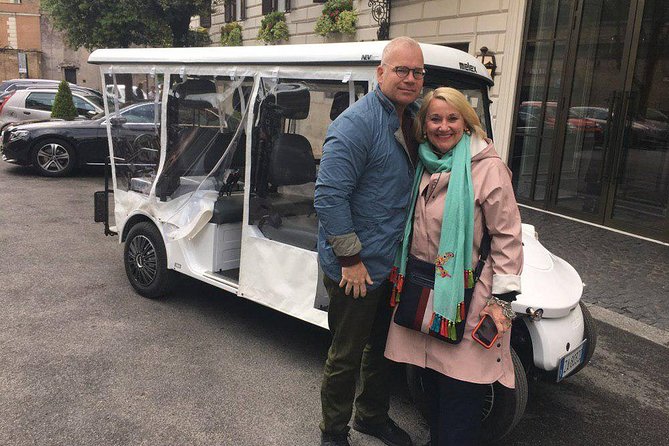 Rome Private Half-Day Tour with Option Golf Cart or Classic eFiat - Comfort and Practicalities