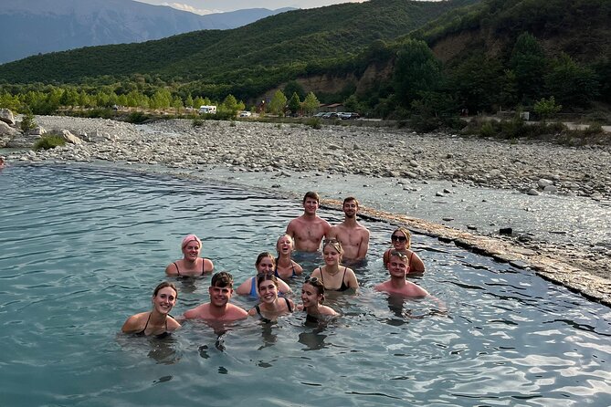 Sarande: Permet 4x4 Tour, Rafting and Thermal baths - Relaxing in Benja Thermal Baths