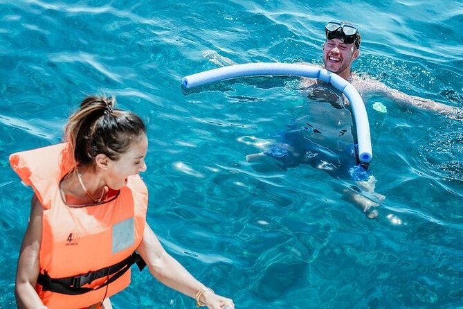 Semi Private Santorini Catamaran Tour - Snorkeling and Swimming