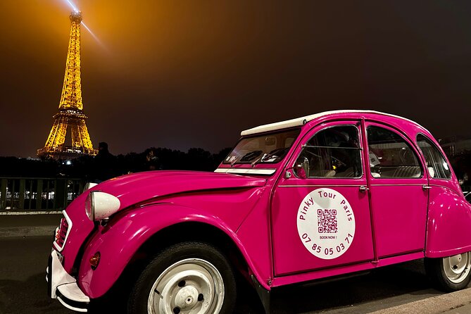 3H Champagne Tour Through Paris by Night in a Pink Citroën 2CV - Good To Know