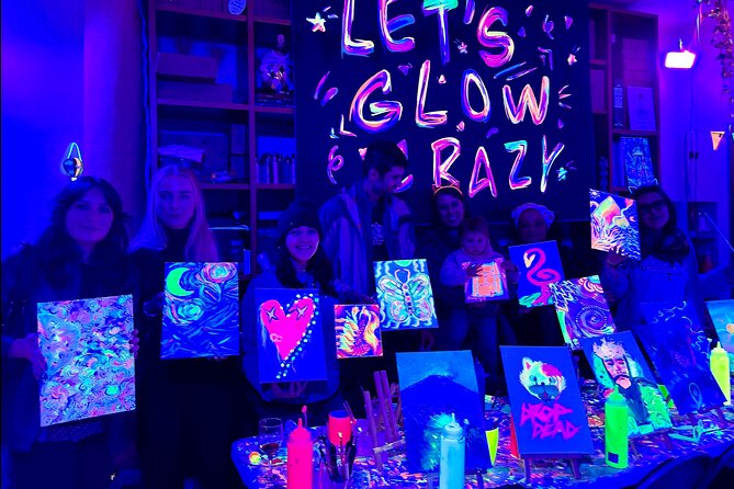 Neon Art Painting Experience in Immersive Studio (No Stop Wine) - FAQ