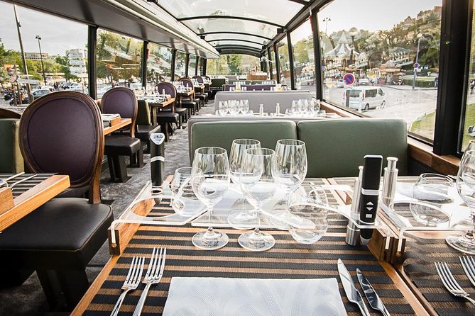 Paris Bustronome Gourmet Sightseeing Lunch on a Panoramic Bus - Practical Tips & Considerations