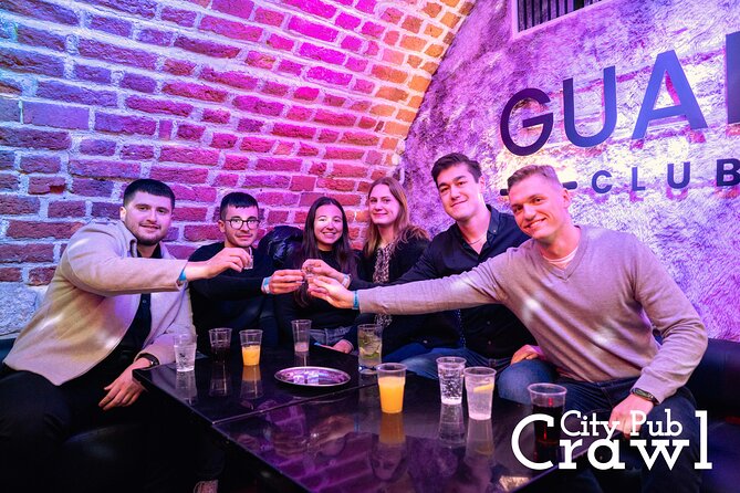 Pub Crawl Unlimited Drinks then 5 Best Clubs in Krakow with VIP - Price & Value
