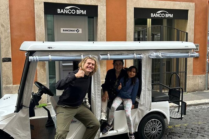 Rome Highlights Private Tour by Golf Cart - FAQs