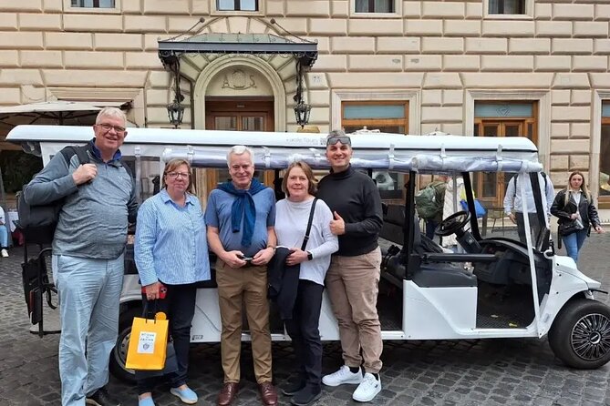 Rome Private Half-Day Tour with Option Golf Cart or Classic eFiat - The Experience for Different Types of Travelers