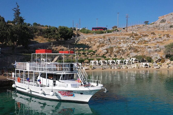 Boat Cruise in Lindos with Swim Stops & Meal Deal - FAQ