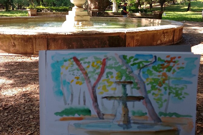 Sketching in Rome Villa Borghese Private lesson with Guido - Final Thoughts