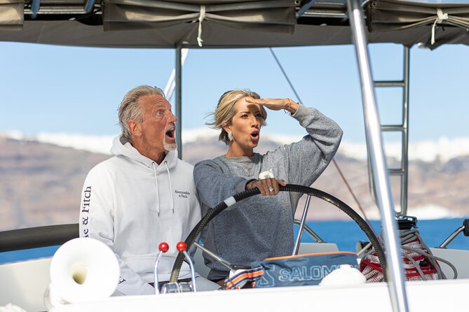 Semi Private Santorini Catamaran Tour - The Sum Up
