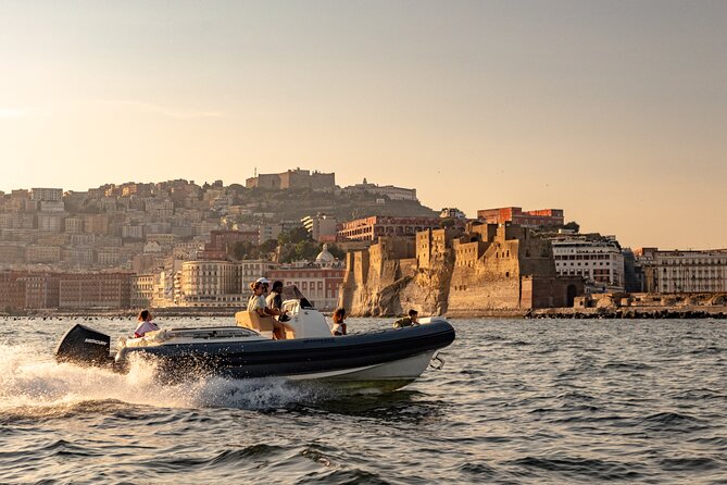 Aperitif on a boat at sunset in the Gulf of Naples - Introduction