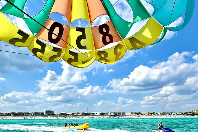 Banana Boat and Parasail Ride Combo - Discover the Ultimate Beach Adventure in Destin: Banana Boat & Parasail Combo