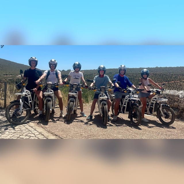 Discover Loule: 3 Hour Adventure E Motor Bike guided Tour