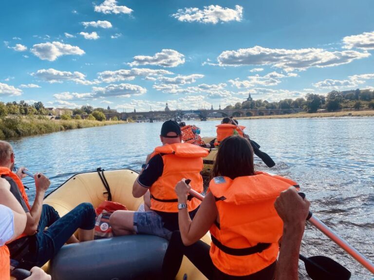 Dresden: Bootstour mit dem Schlauchboot Loschwitz – Radebeul
