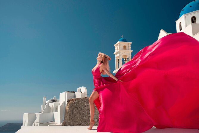 Flying Dress Photoshoot in Santorini - Good To Know