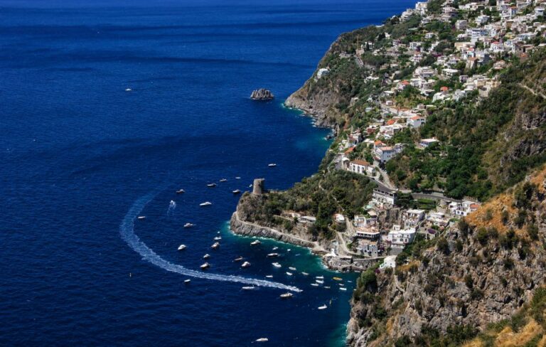 From Positano/Praiano: Amalfi Coast Speedboat Tour