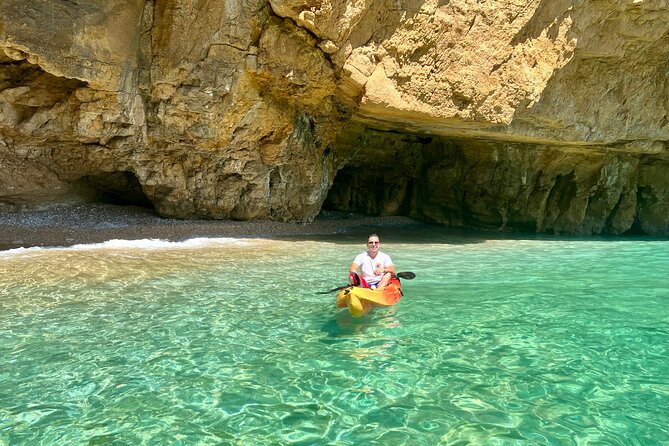 Kayak Javea Guided Cala Granadella, llop marí cave, cala en caló - Good To Know