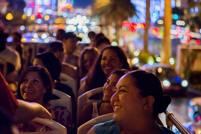 Las Vegas: After Dark Night Tour by Open-top Bus with Free Drink - Authentic Insights From Travelers