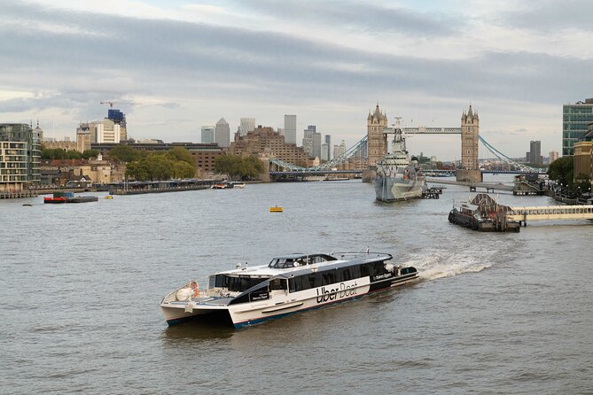 London Roundtrip Thames Cruise Uber Boat by Thames Clippers - Introduction