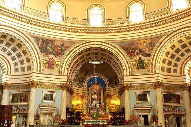 Malta Private tour: 5hr Mosta Dome, Mdina, Dingli Cliff's & Blue Grotto - A Well-Rounded Introduction to Malta’s Top Sights