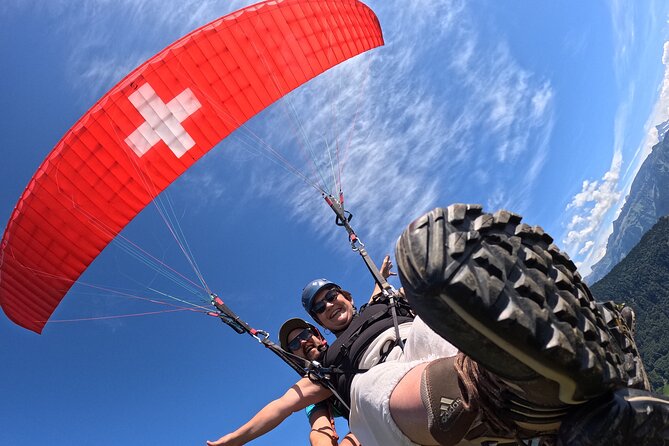 Panorama paragliding male - Introduction: A Bird’s-Eye View of the Swiss Alps