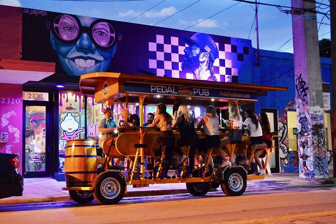 Pedal Pub Miami Wynwood Graffiti Bar Tour Individual Seats - Good To Know
