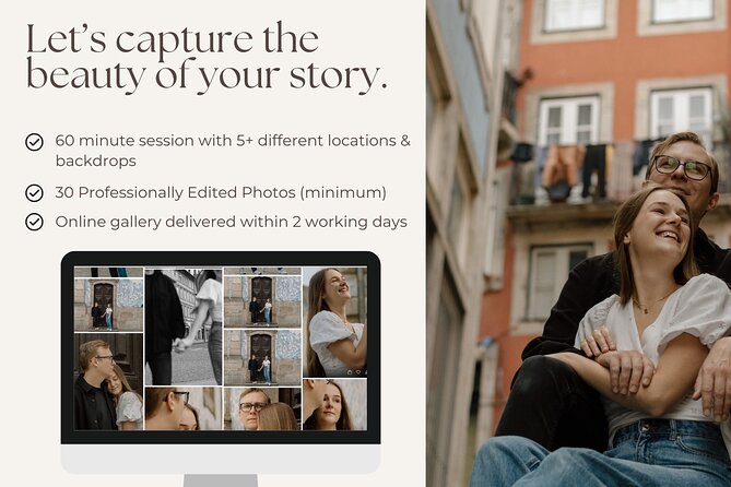 Private Photography Session for Couples in Charming Porto City - Discover the Charm of Porto Through a Private Photography Session for Couples