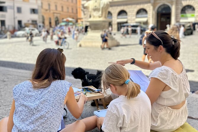 Private Scavenger Hunt Art Lab for FamiliesWith Romes Landmarks - Exploring Rome with a Creative Twist: The Private Scavenger Hunt Art Lab for Families