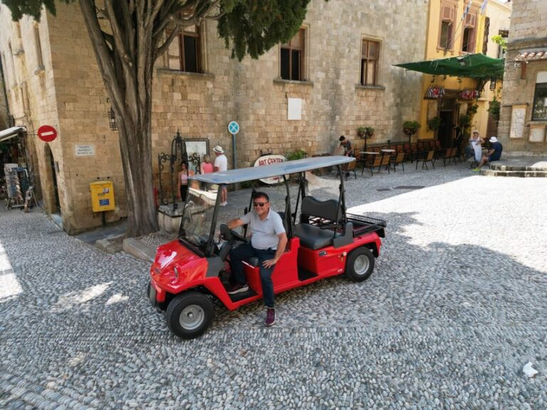 Rhodes: Old Town Highlights Guided Tour by Eco Vehicle