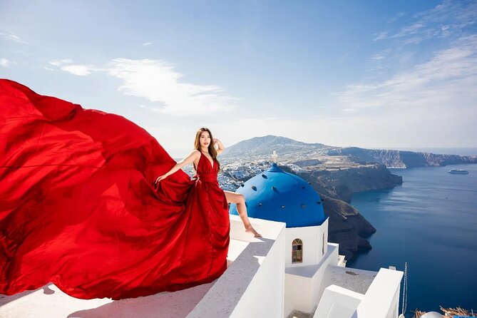 Santorini Flying Dress Photoshoot - Good To Know