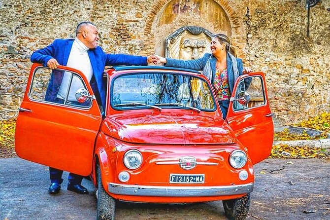 Vintage Fiat 500 Tour with Local , Wine and Snack - Good To Know