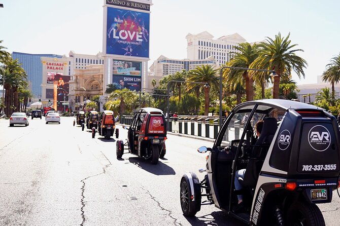 3.5 Hour - Self-Drive Las Vegas Strip Rental + Comedy Show - Exploring the Itinerary in Detail