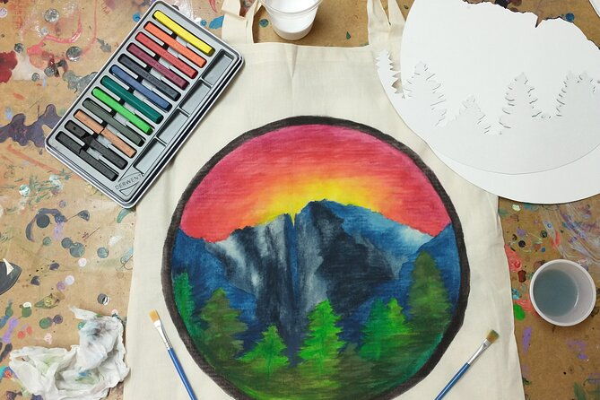 Colorado Inspired Inktense Painted Stocking or Tote Bag Class - Authentic Insights from Participants