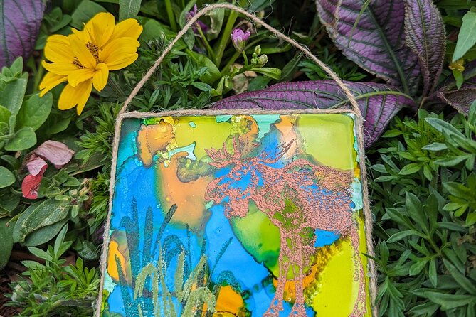 Embossed Alcohol Ink Tile in Estes Park - The Practicalities