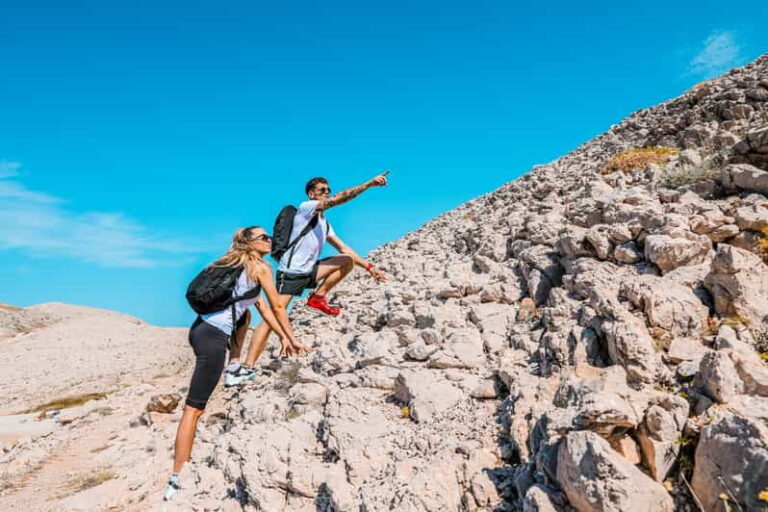 Novalja: Life on Mars Hike - The Itinerary in Detail