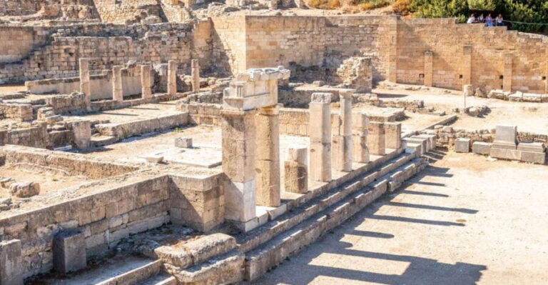Rhodes: Kamiros, Monolithos and Lindos Village Guided Tour - Visiting Ancient Kamiros: A Journey into the Past